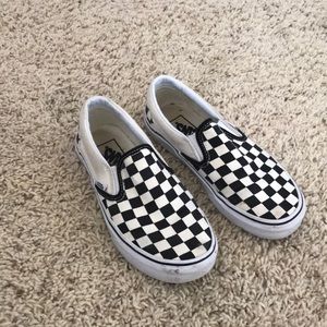checkered slip on vans (see sizes) unisex shoe